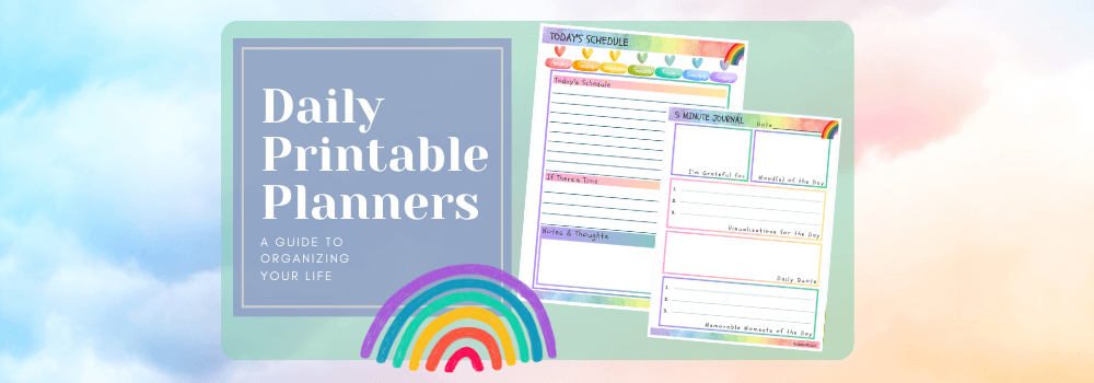 daily printable planner organize your life