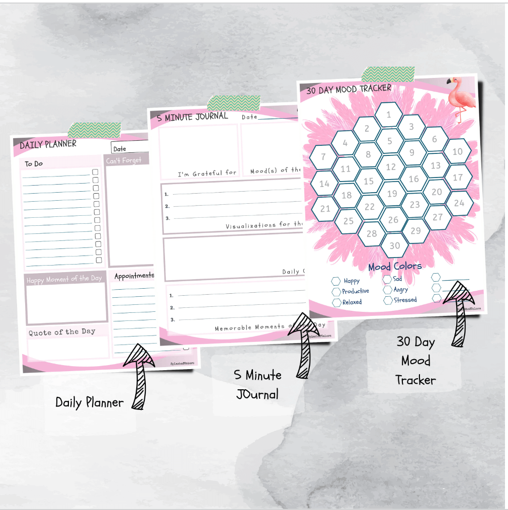 Ultimate Flamingo Lover Daily Planner Printable Organizer