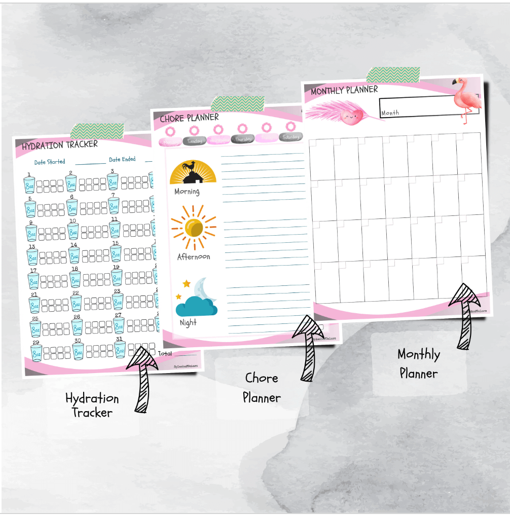 Ultimate Flamingo Lover Daily Planner Printable Organizer