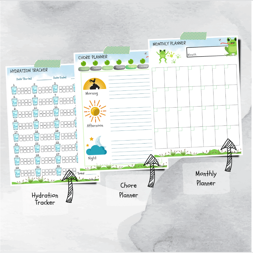 Ultimate Frog Lover Daily Planner Printable Organizer