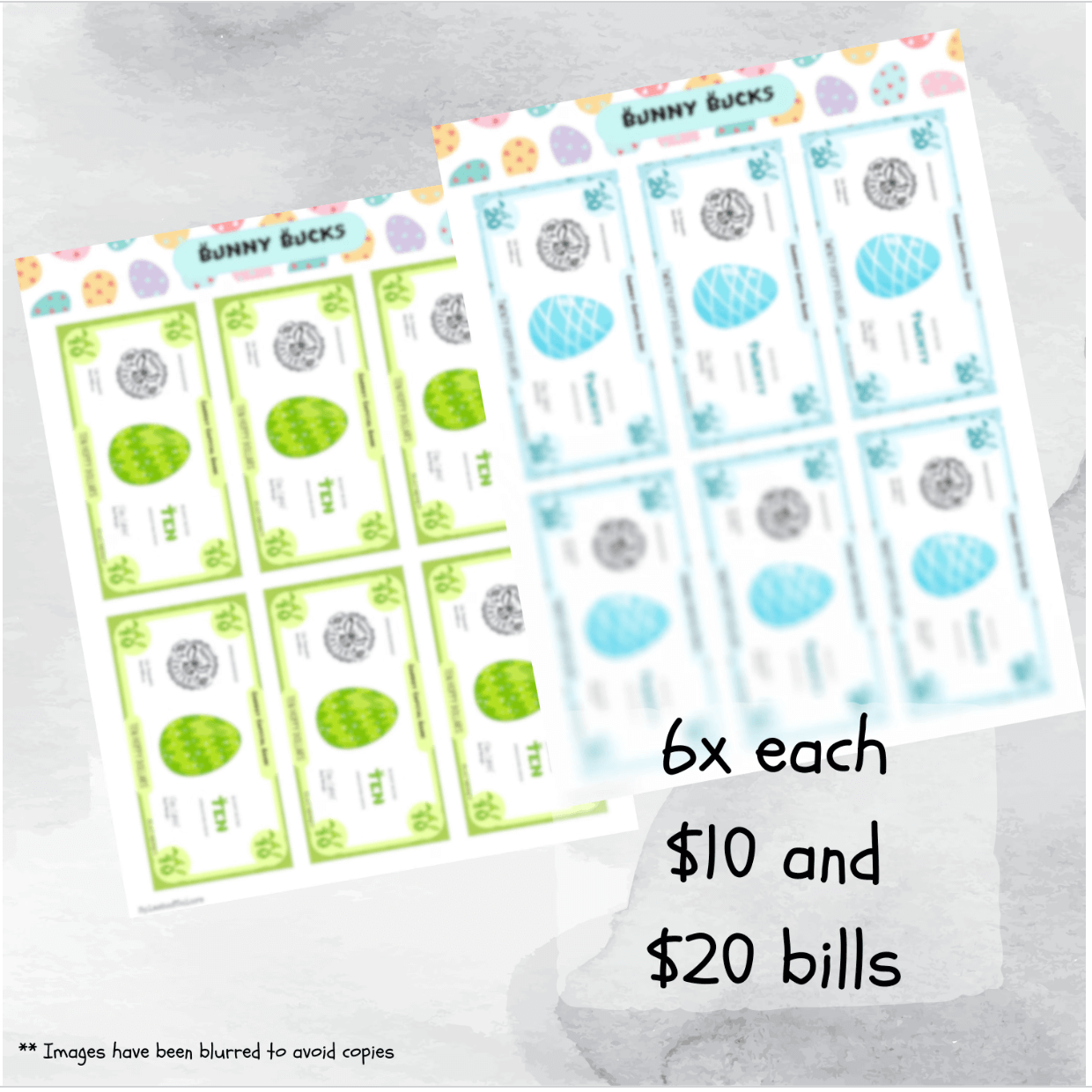  Instant Download Easter Currency, Kids Easter Activities