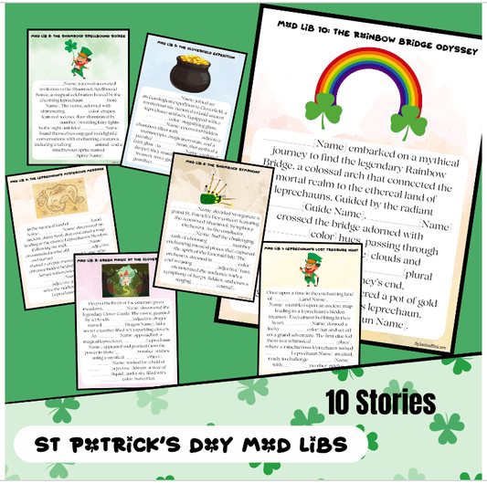 st patricks day mad libs printable