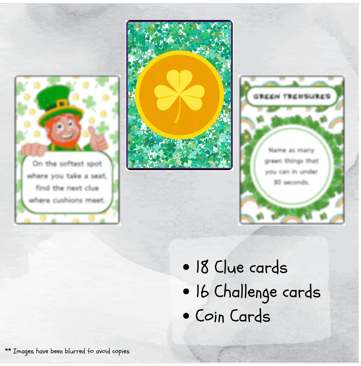 St. Patrick's Day Scavenger Hunt: Find the Leprechaun's Gold - Printable Game