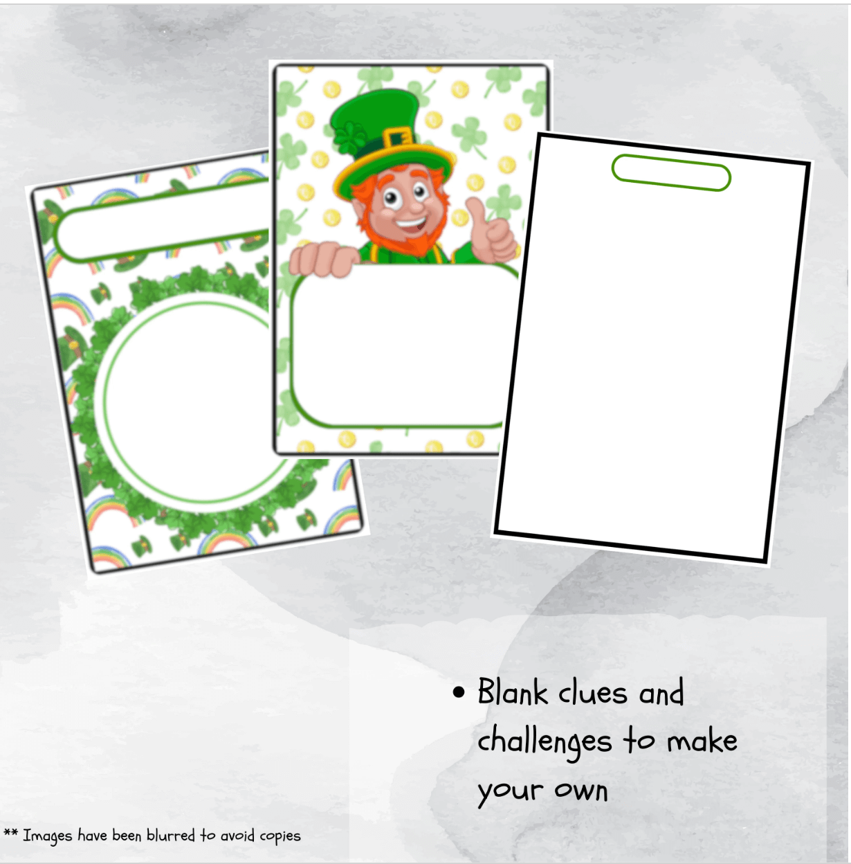 St. Patrick's Day Scavenger Hunt: Find the Leprechaun's Gold - Printable Game