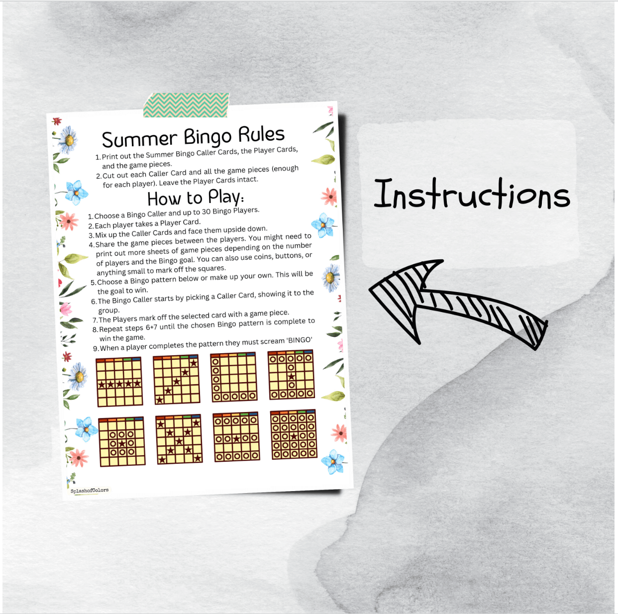 30 Unique Summer Bingo Cards – Printable Spring Fun for Family & Friends!