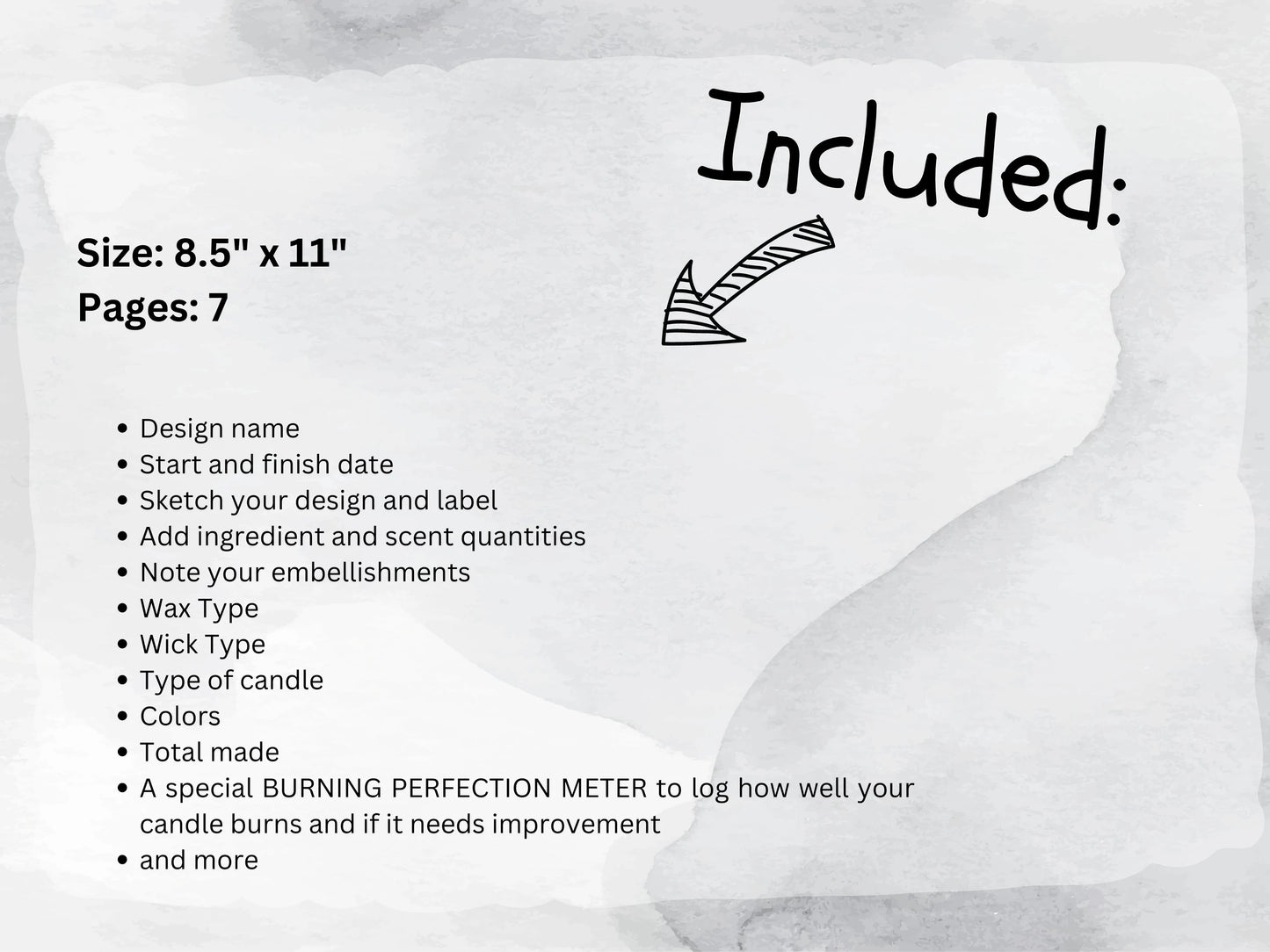 Printable DIY Candle Making Planner, Candle Making Production Tracker