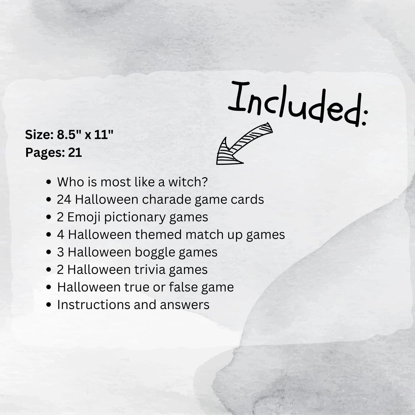 15 Printable Halloween Games & Trivia Sheets for Adults