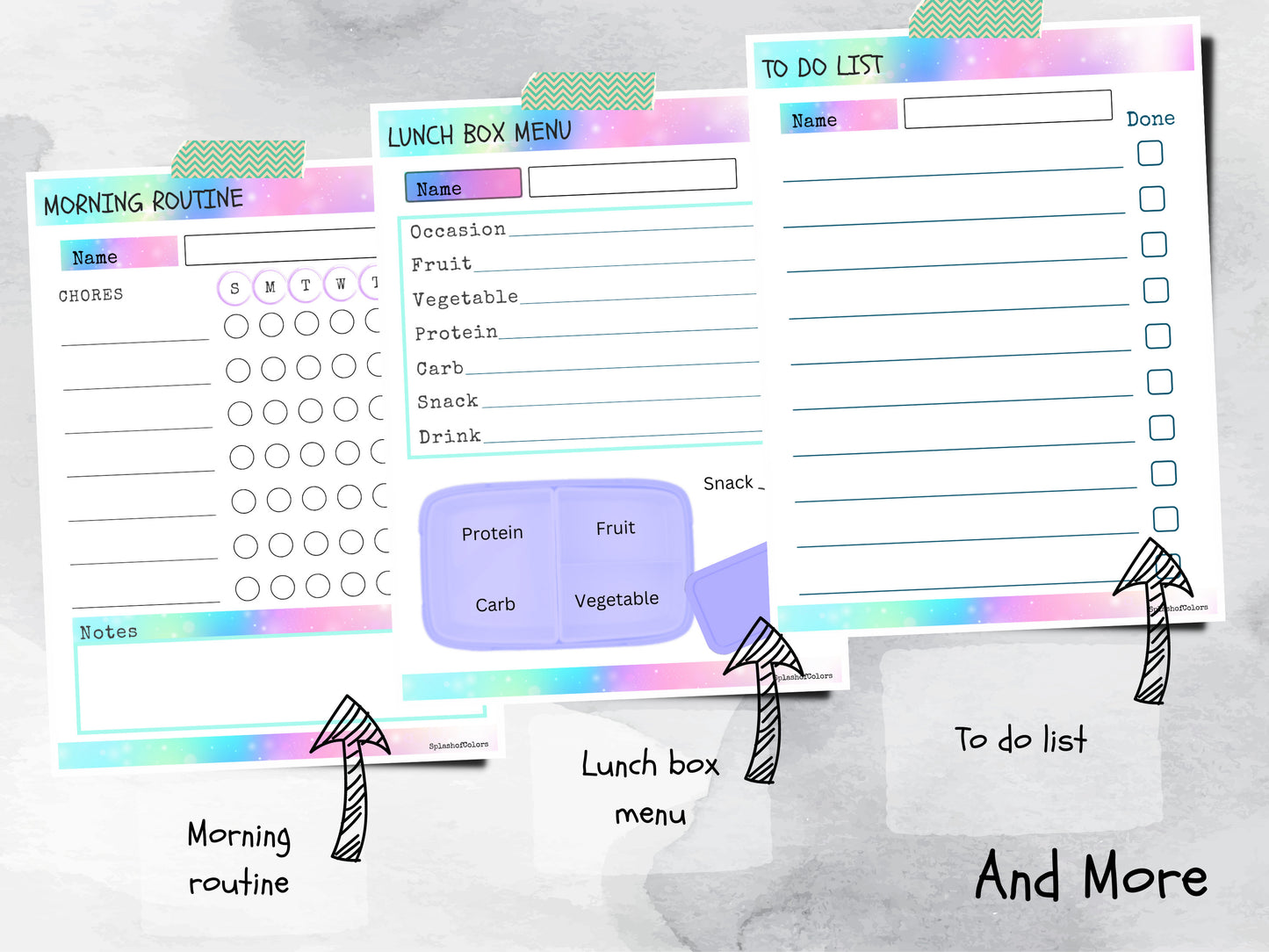 Printable To-Do Lists for Kids to Manage Their Daily Tasks, Kids Organization Charts