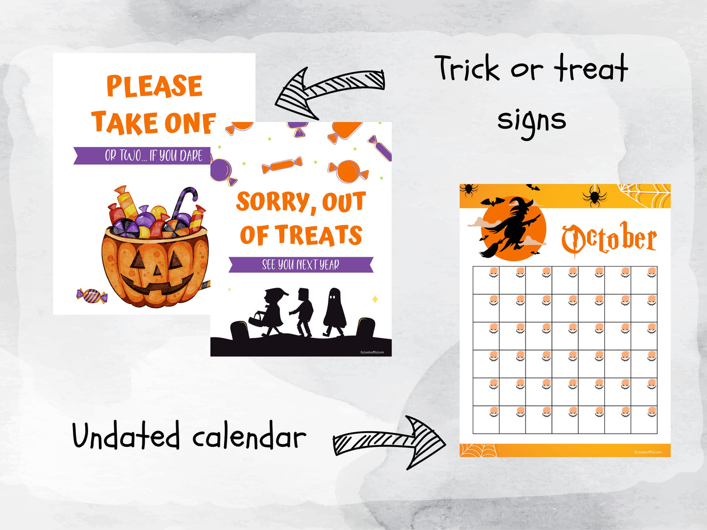 Best Halloween Planner Printable Kit, Spooky Season Organizer