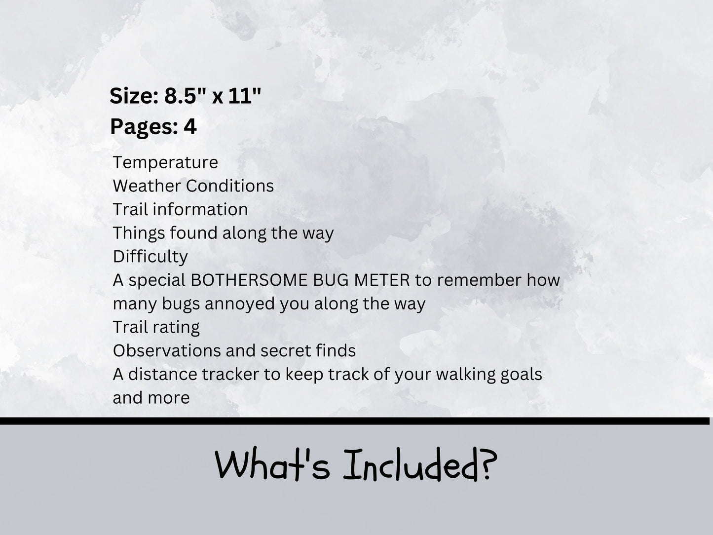 Printable Hiking Journal Template, Outdoor Adventure Tracker