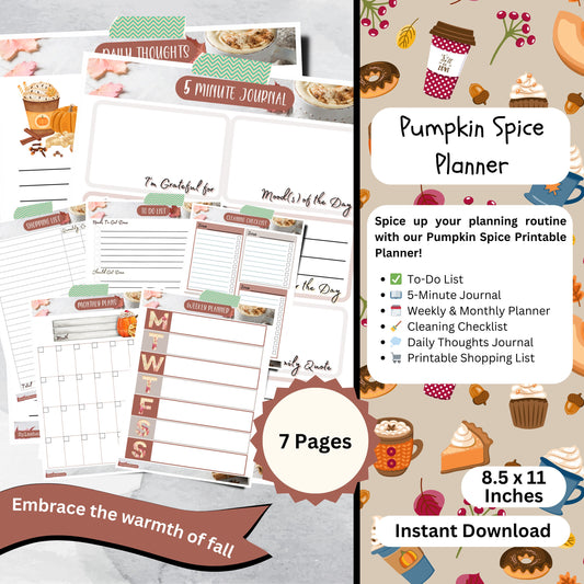 Stay Organized with a Cozy Pumpkin Spice Journal