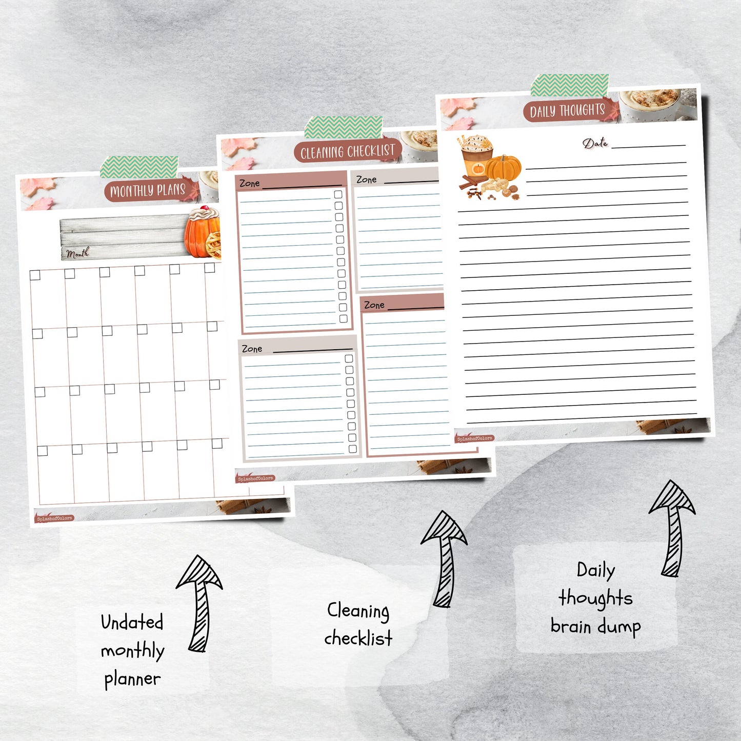 Stay Organized with a Cozy Pumpkin Spice Journal