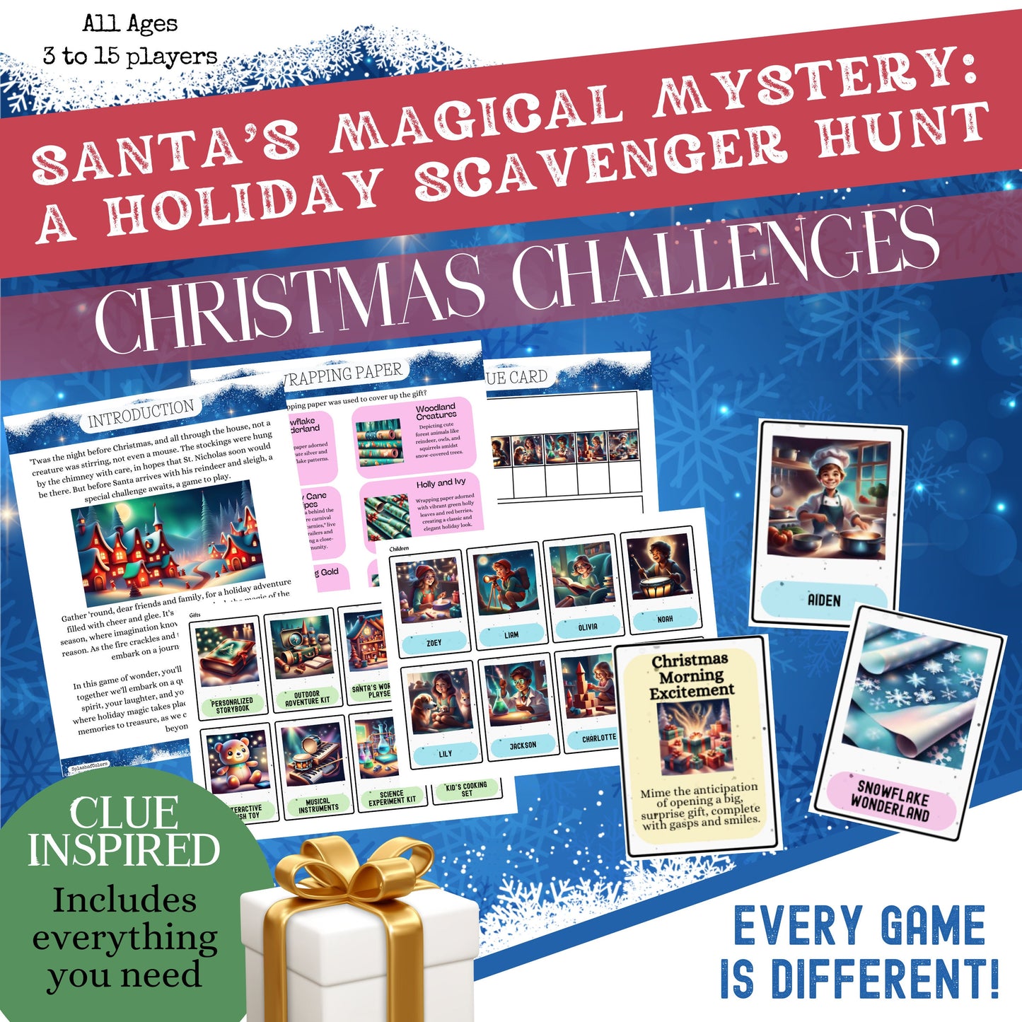 Santa's Magical Mystery: A Holiday Scavenger Hunt