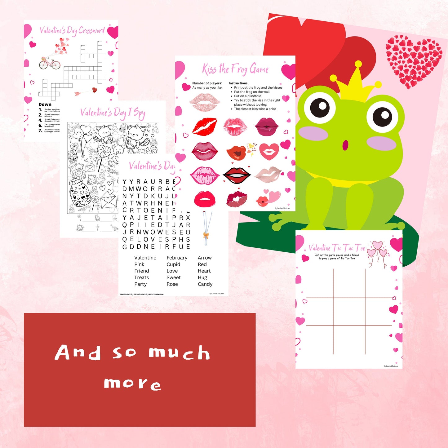 20+ Printable Valentine's Day Activity Sheets