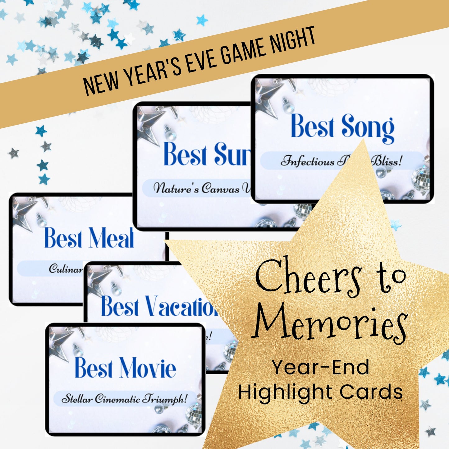 Celebration Cards Best of the Year Game