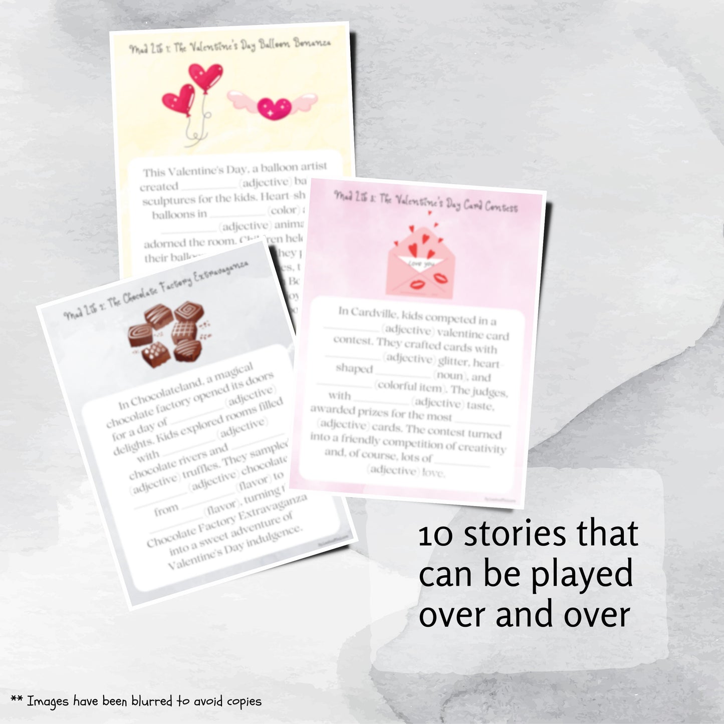 10 Love Filled Mad Libs for Kids, Valentine's Day Themed